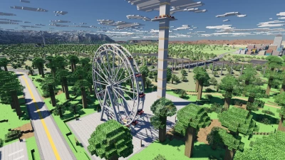 Blocklands - a Minecraft world you can drive v1.0