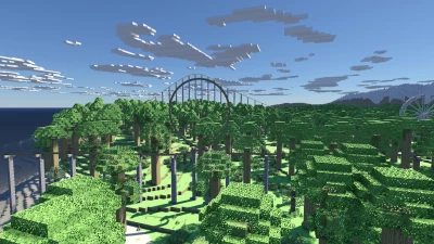 Blocklands - a Minecraft world you can drive v1.0