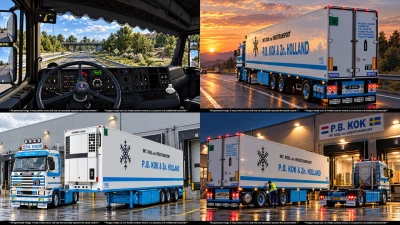CHEREAU VOGELZANG P.B. KOK & ZN HOLLAND TRAILER v2.0 ETS2 1.60-1.61.x