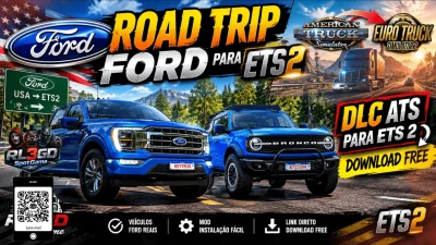 Mod DLC Road Trip: Ford do ATS para ETS2 1.61