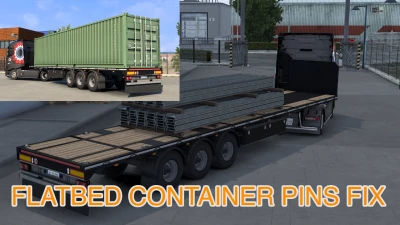 Flatbed Floor With Container Pins Fix (Definitive) v1.0