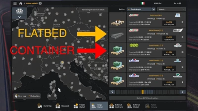 Flatbed with Container Pins Fix v1.0