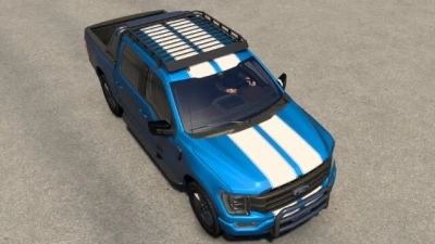 Ford F-150 Twin Stripe Metallic Skin v1.0