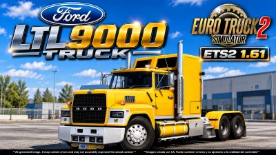 FORD LTL 9000 v4.0 ETS2 1.60-1.61.x