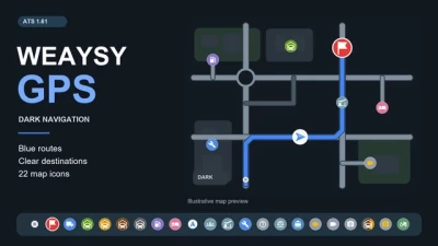 Google Maps Style GPS – Dark Mode v1.0