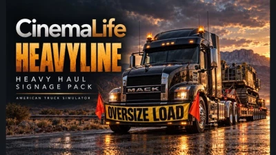 Heavy Haul Flags, Oversize Banners & Mudflaps v1.0