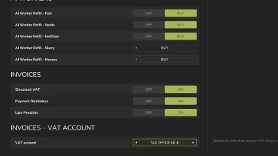 Invoice VAT Account v1.0.0.0