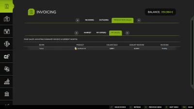 Invoices - Production Sales v1.0.0.0
