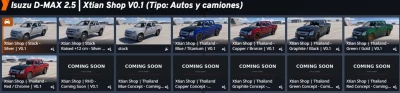 Isuzu dmax 2010 v0.1 By Xtiann shop