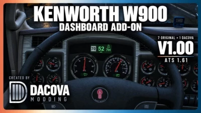 Kenworth W900 Dashboard Addon v1.0