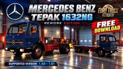 Mercedes-Benz Tepak 1632NG Trucks & Trailer ETS2 1.61