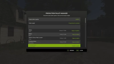 Production Pallet Manager v1.0.0.0
