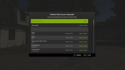 Production Pallet Manager v1.0.0.0
