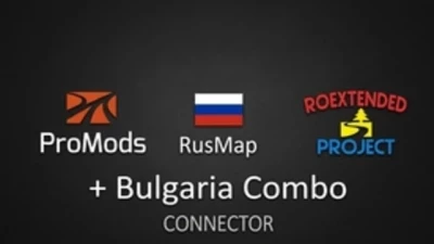 ProMods RusMap Roextended Bulgaria Combo Connector (ProMods priority version) v1.1