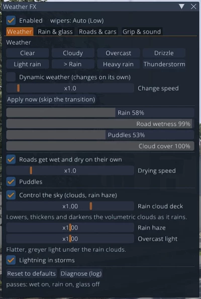 Rain Weather v1.0 0.40.x