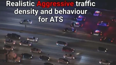 Realistic Agressive Traffic Density and Behavior v1.61