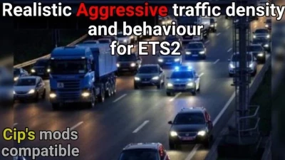 Realistic Agressive Traffic Density and Behaviour v1.1