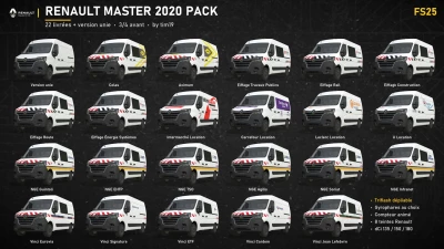 Renault Master 2020 Pack v1.0.0.0