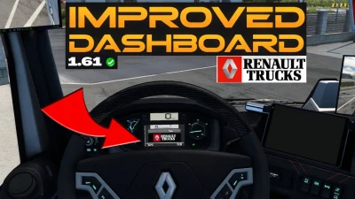 Renault Range T Improved Dashboard v2.1
