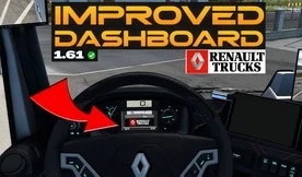 Renault Range T Improved Dashboard v2.1