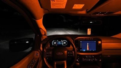 Road Trip Ford Neon Orange Cabin Light v1.0
