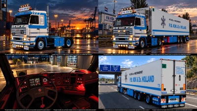SCANIA 143M V8 500 P.B. KOK v2.0 ETS2 1.60-1.61.x