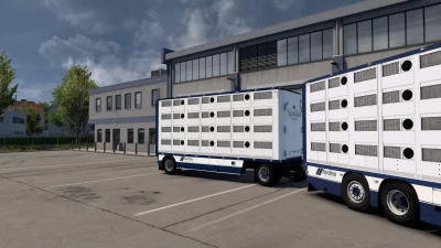 Scania 4Series 164 L Livestock Truck+Trailer Tuning Tandem 1.61.x