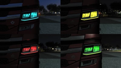 Scania Custom Headlights Pack v1.0