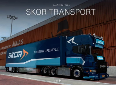 Scania R560 + Trailer "SKOR" v3 1.61