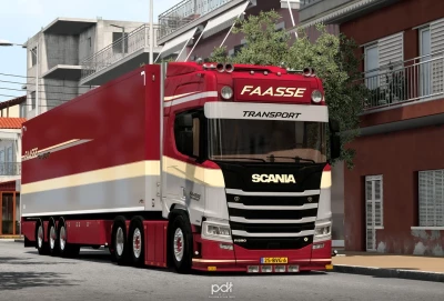 Scania R590 + Trailer Faasse Transport v1.0 1.61