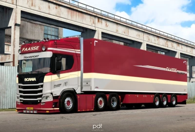 Scania R590 + Trailer Faasse Transport v1.0 1.61
