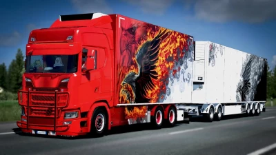 Scania S Firebird v8.0