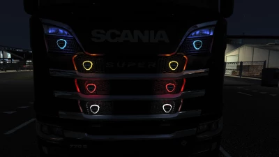 Scania SR Luminated Badges v1.0
