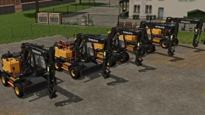 Volvo e series wheeled excavators v1.0.0.0