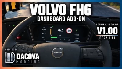 Volvo FH6 Dashboard Addon v1.0
