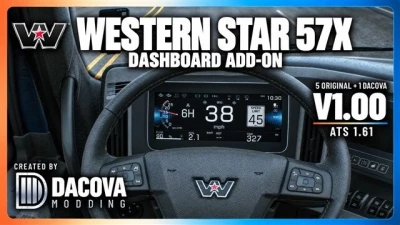 Western Star 57X Dashboard Addon v1.0