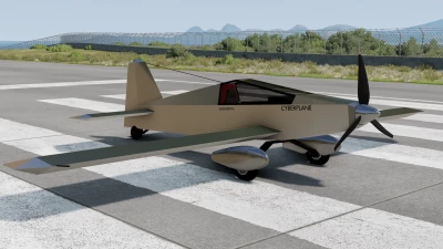 Gniar Mods - Cyber Plane Electric - BeamNG.drive (Free) V1