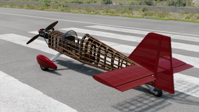 Gniar Mods - Experimental Sport Wood Airplane - BeamNG.drive V1