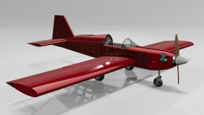 Gniar Mods - Experimental Sport Wood Airplane - BeamNG.drive V1