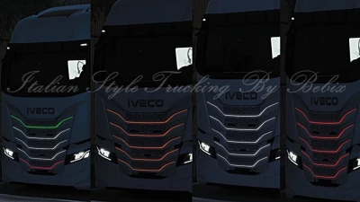 Iveco S Way Fasce/Strips Led Pack v1.0