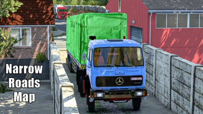 New Narrow Roads Map ETS2 1.57