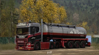Scania R500 + Trailer "de Winter" v1.0