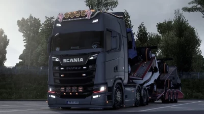 Scania V8 Open pipe sound SJ Concept v0.9