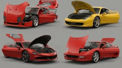 Best Ferrari Pack BeamNG v1.0
