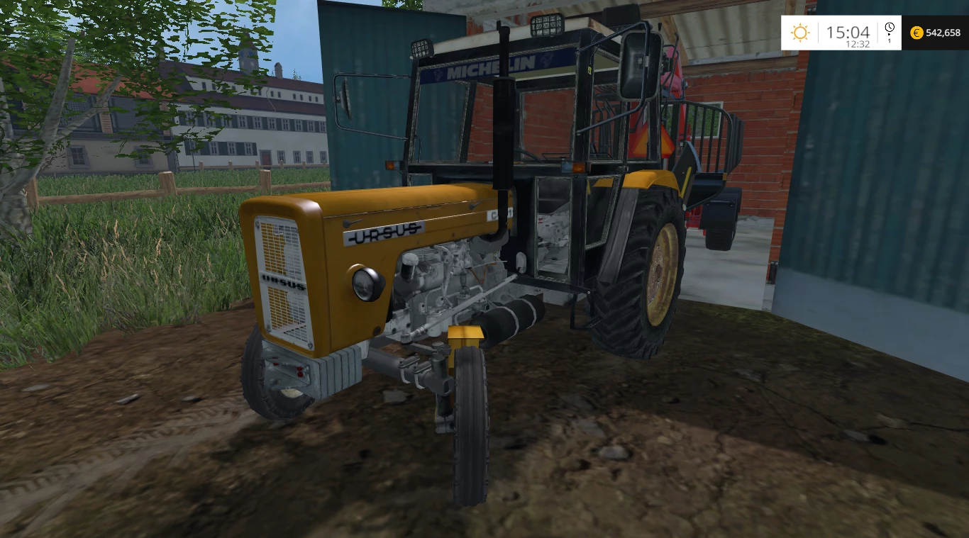 URSUS C 4011 2WD OLD FL NAGLAK CABINE GOLD POLISH EXTRA HIT TRACTORS V1.2