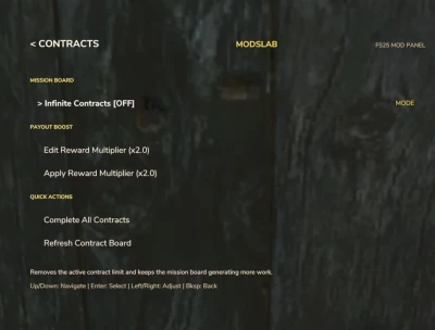 Enhanced Mod / Cheat Menu v1.0
