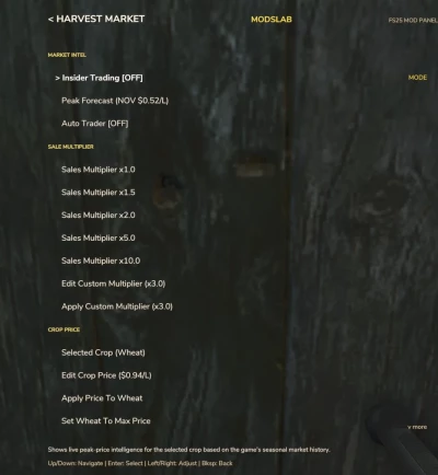 Enhanced Mod / Cheat Menu v1.0