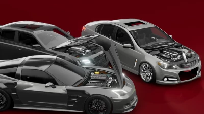 Modern American Muscle Car Pack v1.0