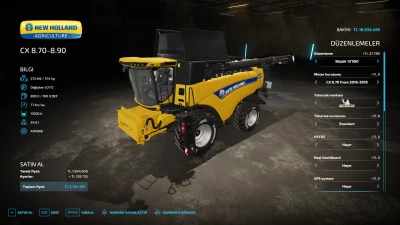 New Holland CX Serisi v1.0.0.0