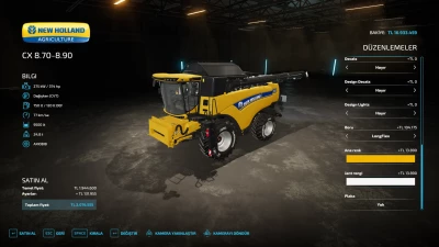 New Holland CX Serisi v1.0.0.0